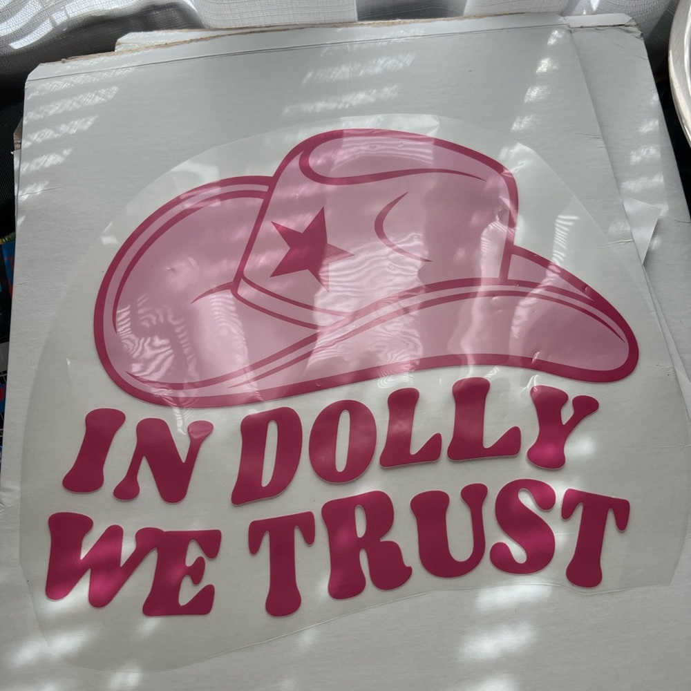 Screen prints for clothing Dolly themed - Picture 2 of 3